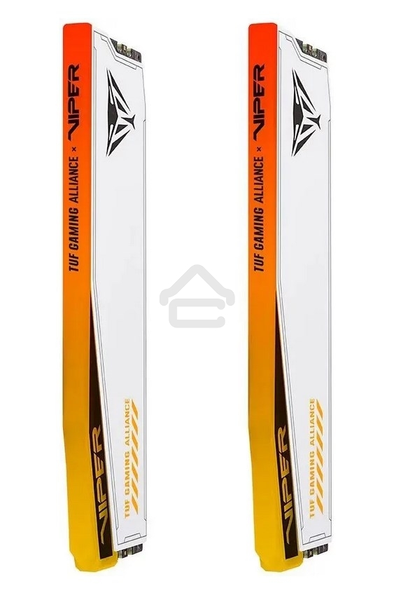 Оперативная память Patriot Viper Elite 5 TUF Gaming, DDR5, 48GB (2x24 GB), 6000 MHz, CL36, DIMM, радиатор, RGB, белый