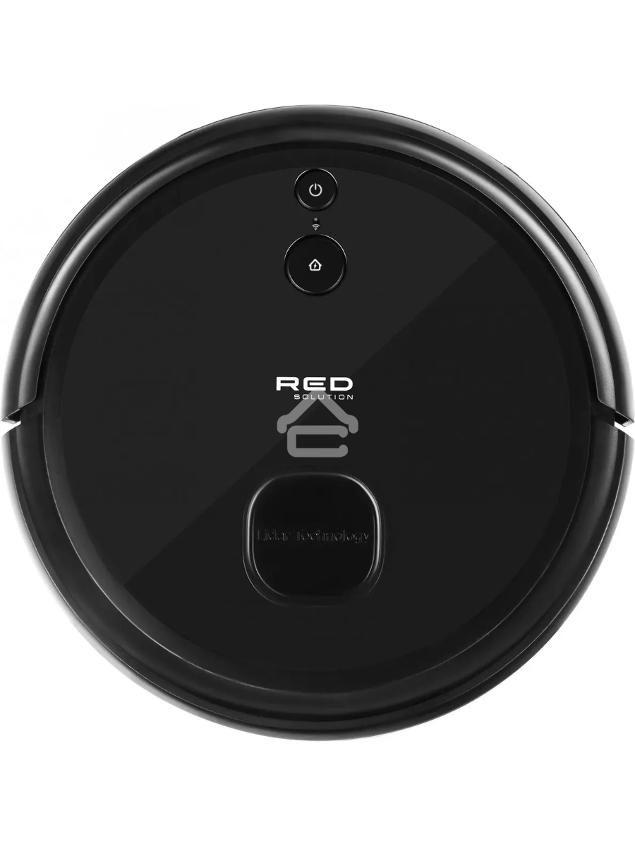 Робот-пылесос Red Solution RV-RL6000S черный, 35 Вт, 2600 мАч Li-Ion, уборка влажная/сухая, пылесборник контейнер 0.3 л