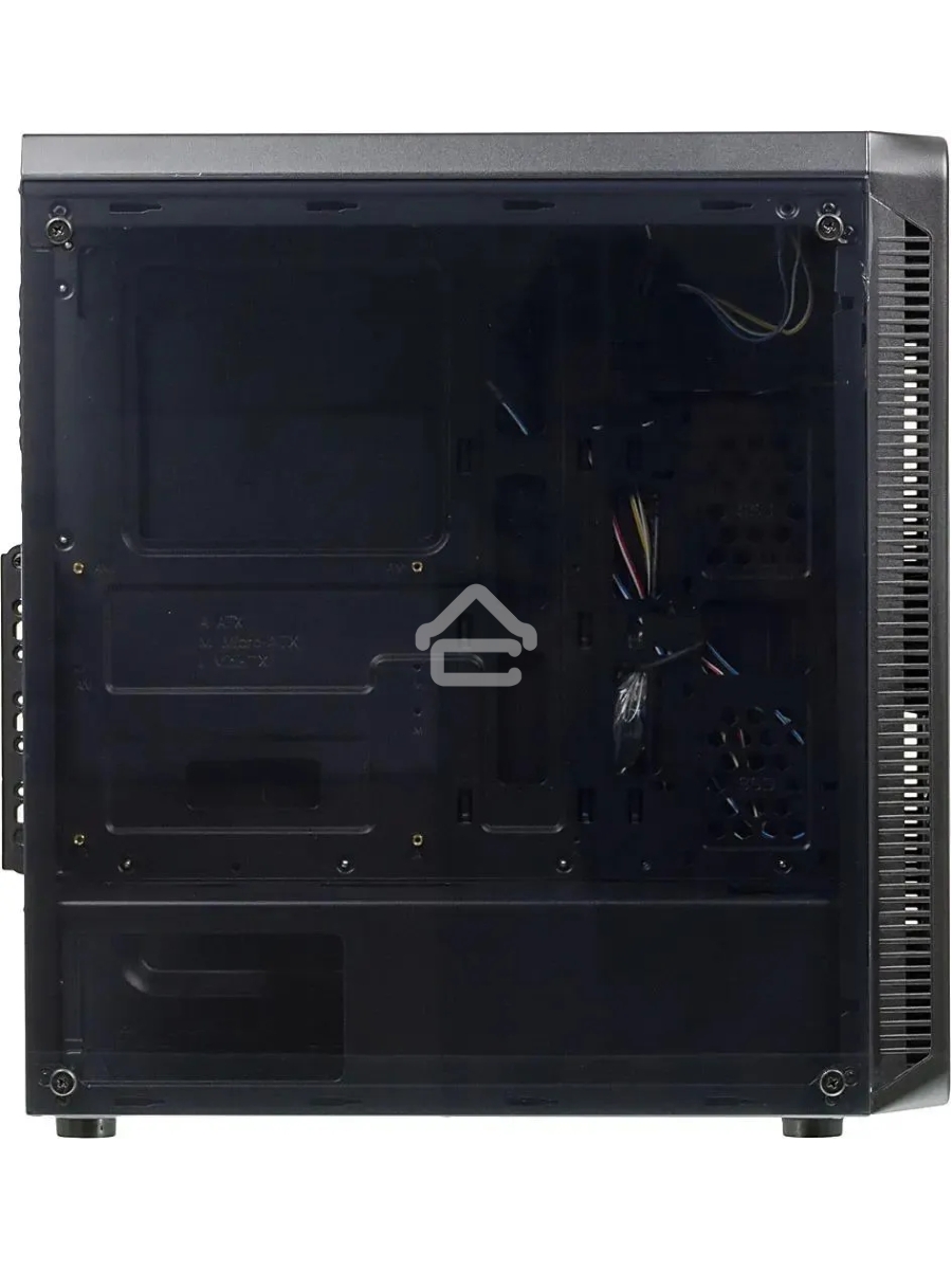 Компьютерный корпус Accord JP-X черный без БП ATX 2xUSB2.0 1xUSB3.0 bott PSU