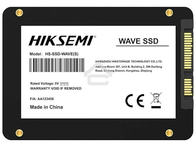 Накопитель SSD HIKSEMI Wave(S) 480Gb HS-SSD-WAVE(S) 480G 2.5