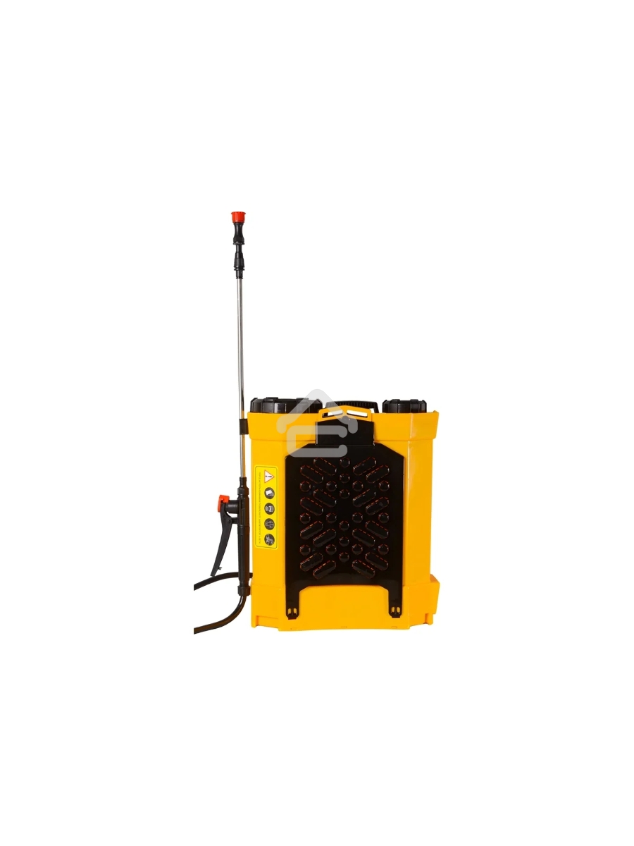 Опрыскиватель аккумуляторный Huter SP-12AC, аккумуляторный, ранцевый, 12л, желтый/черный