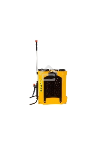 Опрыскиватель аккумуляторный Huter SP-12AC, аккумуляторный, ранцевый, 12л, желтый/черный