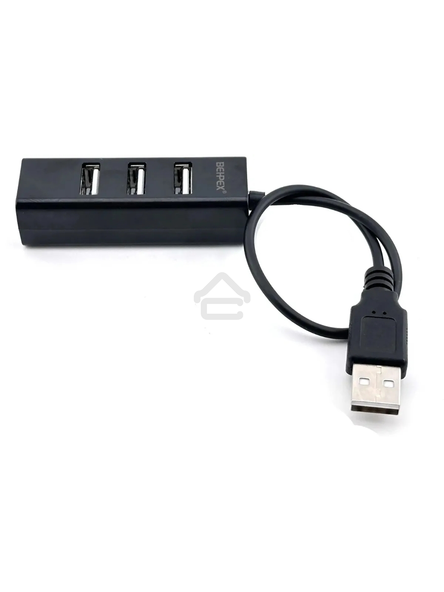 Разветвитель USB 2.0 BPH-1906 4порт. черный