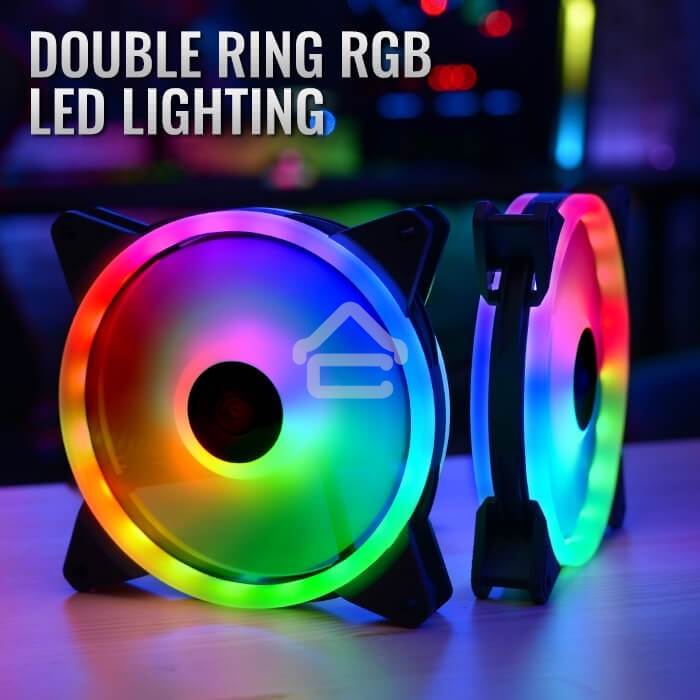 Вентилятор для корпуса Aerocool / Formula Duo 14 черный, 140 мм, 1000 об/мин, 23.2 дБ, 6 pin
