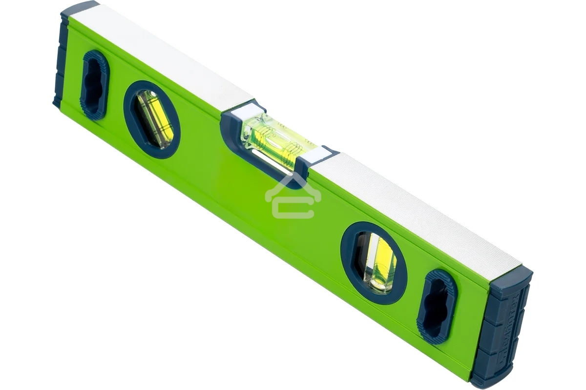 Уровень алюминиевый Сибртех УСМ-0,5-300, фрезерованный, 3 глазка, магнитный, 300 мм