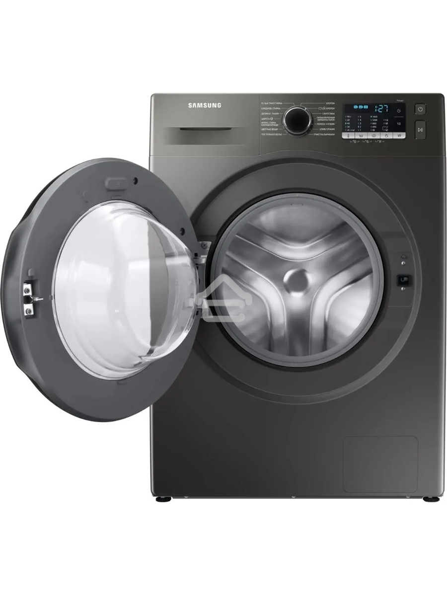 Стиральная машина Samsung WW90TA047AX/LD серый, загрузка фронтальная 9 кг, 1400 об/мин., класс: A+++