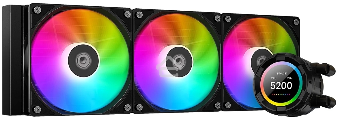 Система жидкостного охлаждения для процессора ID-COOLING SL360 XE черный 120мм алюминий+медь 1800rpm 30db 4-pin 350W