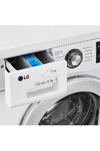 Стиральная машина LG F2J3WS2W белый, загрузка фронтальная 6,5 кг, 1200 об/мин., класс: А