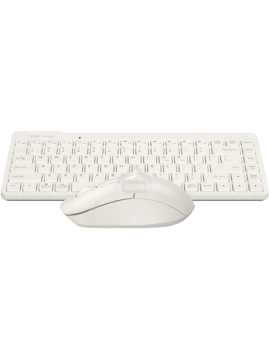 Клавиатура + мышь A4Tech Fstyler FG2200 Air2 клав:бежевый мышь:бежевый USB беспроводная slim