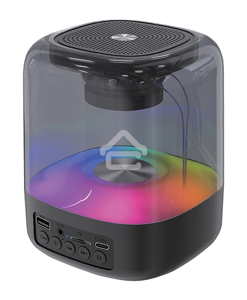Акустическая система QUMO Plasma ВТ 0082 5 ВТ объемное звучание RGB подсветка