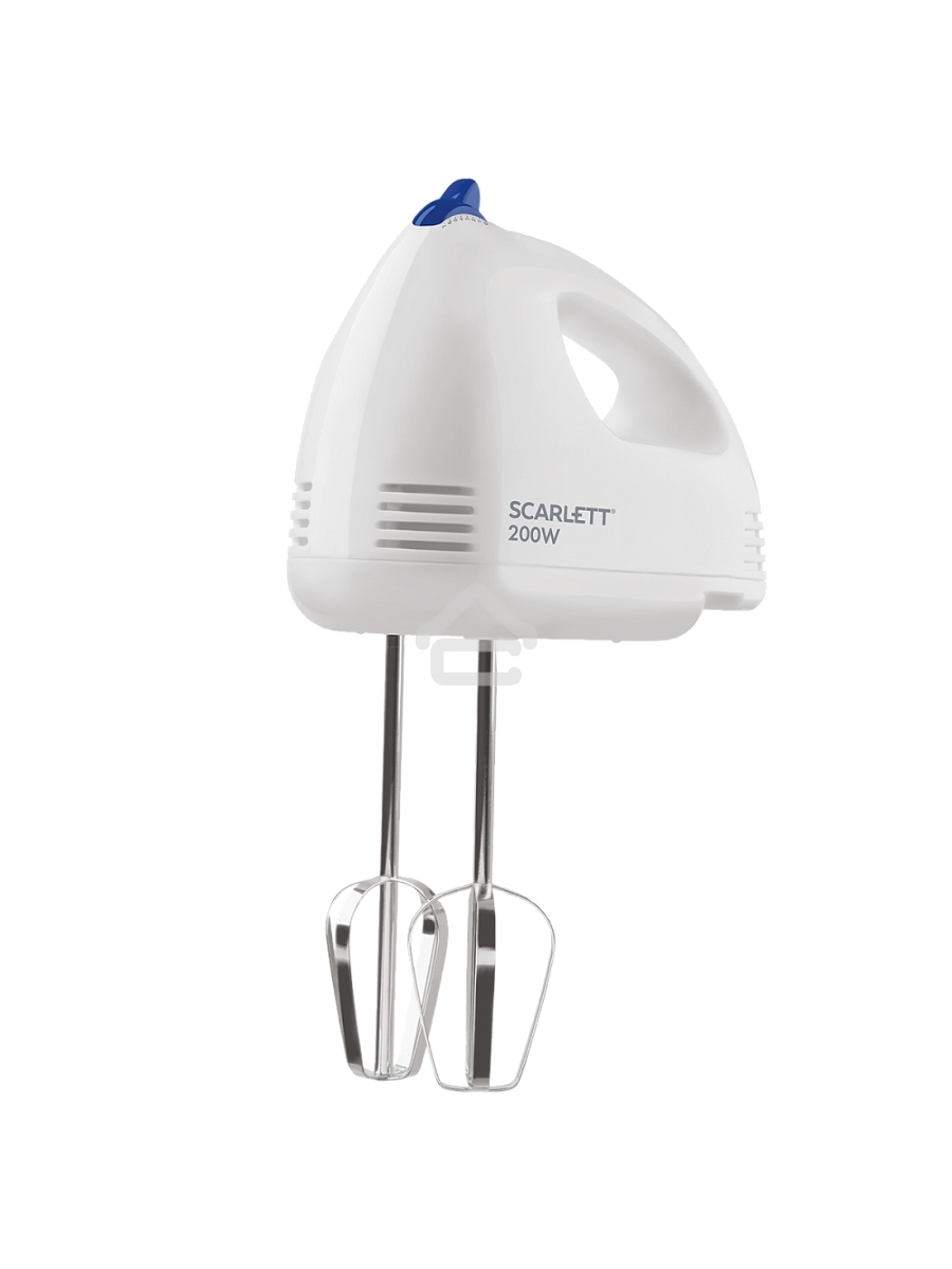 Миксер ручной Scarlett SC-HM40S03 200Вт белый/синий