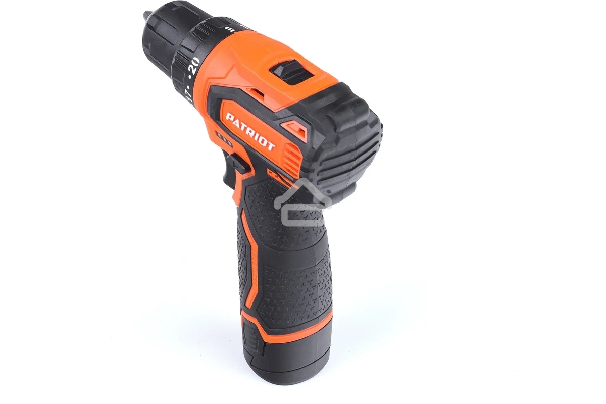 Дрель-шуруповерт Patriot BR 368Li, Аккумуляторная, 12В, 2 АКБ, Кейс