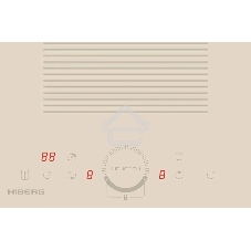 Индукционная варочная панель HIBERG i-MS 3029 Y независимая, бежевый