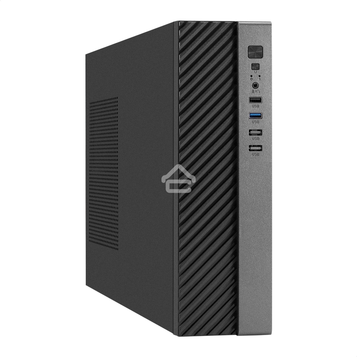 Компьютерный корпус Desktop ExeGate MI-302U-350 (mATX/mini-ITX, TPS350 8см, 1*USB+1*USB3.0, HD аудио, черный)