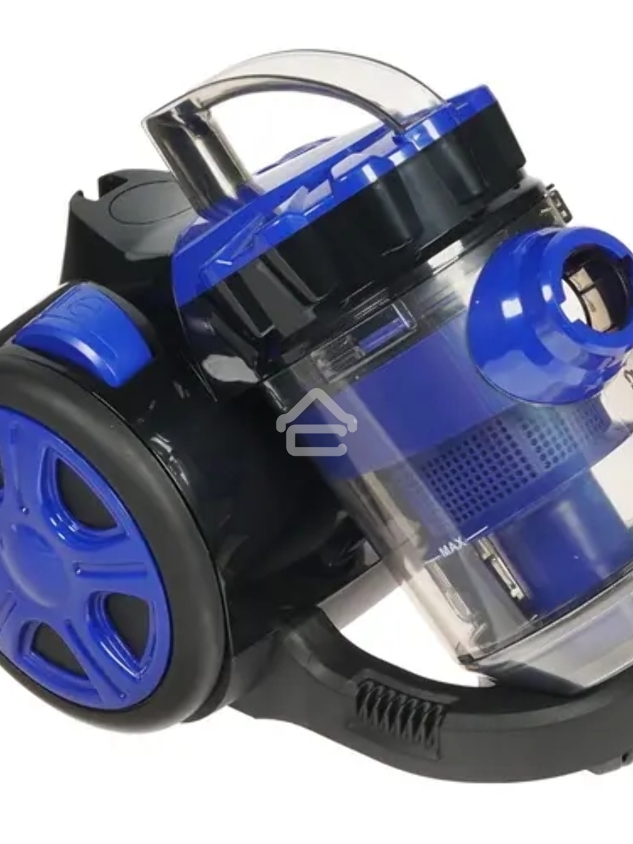 Пылесос Blackton Bt VC1604C черный/синий, 350/1600 Вт, уборка сухая, пылесборник контейнер, 2 л
