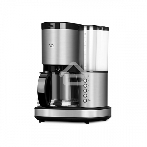 Кофеварка капельная BQ CM7002 Steel-Black со встроенной кофемолкой, исп. кофе - молотый/зерновой, 1.25 л, 800 Вт.