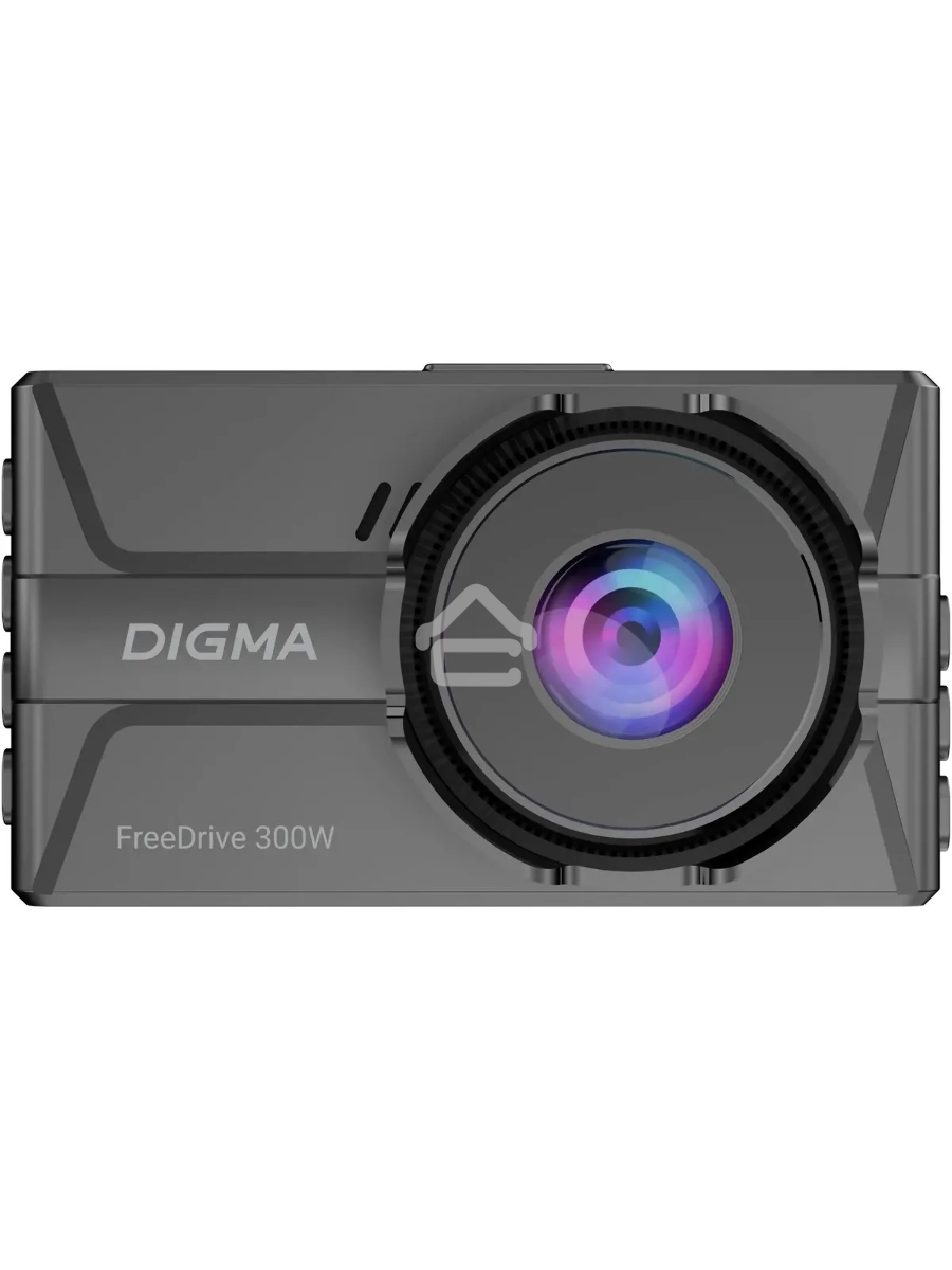 Видеорегистратор Digma FreeDrive 300W черный 4Mpix 1400x2560 130гр.
