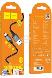 Кабель Hoco X86 Micro Spear USB (m)-micro USB (m) 1м черный коробка