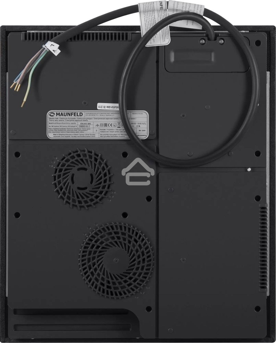 Индукционная варочная панель Maunfeld EVI.453-BG, конфорок: 3 шт., стеклокерамика, независимая, бежевый