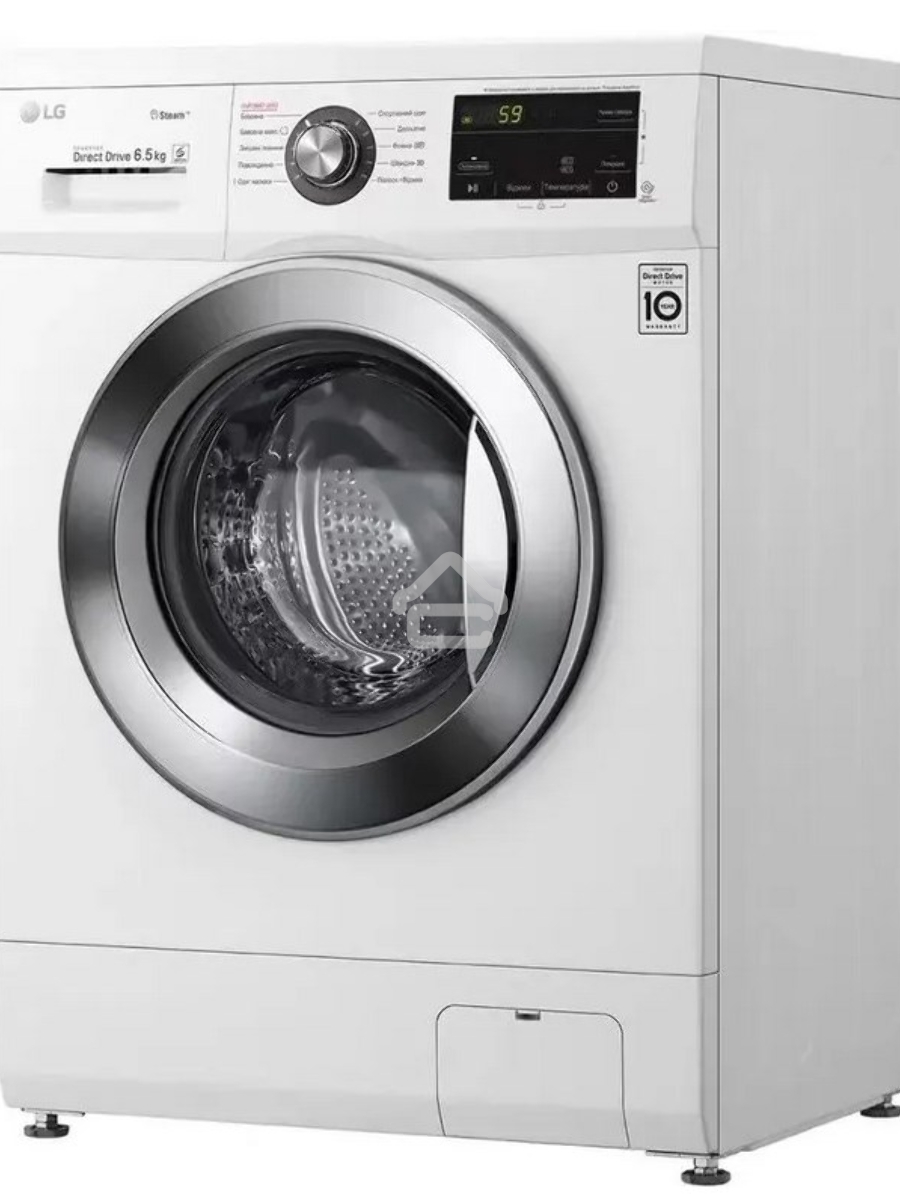 Стиральная машина LG F2J3WS2W белый, загрузка фронтальная 6,5 кг, 1200 об/мин., класс: А