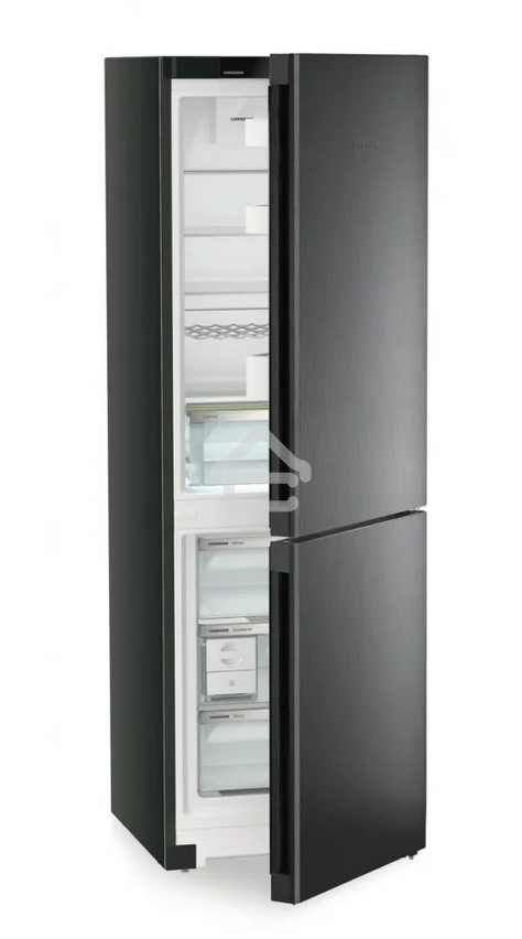 Холодильник Liebherr CNBDB 5223-22 001 черная нержавеющая сталь двухкамерный 225/94л морозилка снизу, No Frost