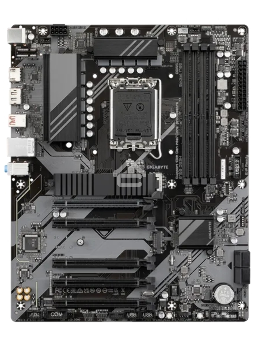 Материнская плата Gigabyte B760 DS3H, LGA 1700, Intel B760, 4xDDR5, 4xSATA, 2xM.2, 1xPCIe 4.0 x16, 4xPCIe 3.0 x1, 1xHDMI, 1xDP, 1x 1Gb LAN, 1xUSB 3.2 Gen 2, 1xUSB 3.2 Gen 2x2, 4xUSB 2.0, 3x3.5 мм, 7.1, ATX