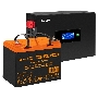 Комплект Источник бесперебойного питания EX295992RUS + батарея 33Aч EX285664RUS 1шт (инвертор, синус, для котла, PF=1, настенный) ExeGate IdealSine SR-600.LCD.2SH <600VA/600W, чистая синусоида, цветной LCD-дисплей, 2*Schuko, крепление настенное, Black> + 