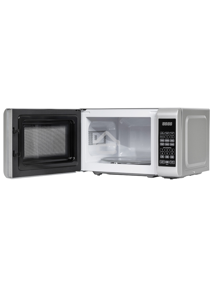 Микроволновая печь JVC JK-MW382S серебристый, 20 л, 700 Вт, переключатели - сенсор