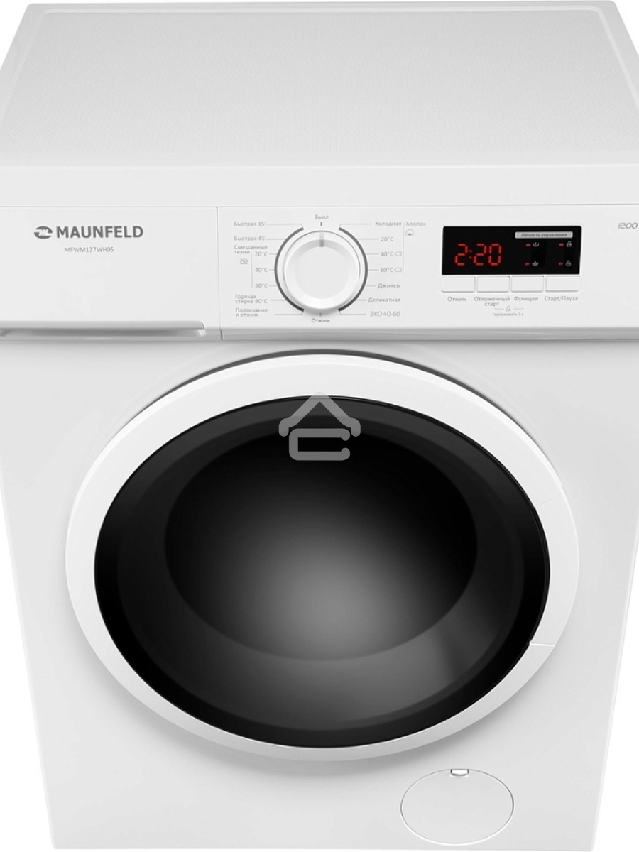 Стиральная машина Maunfeld MFWM127WH05 белый, загрузка фронтальная 7 кг, 1200 об/мин., класс: А+++
