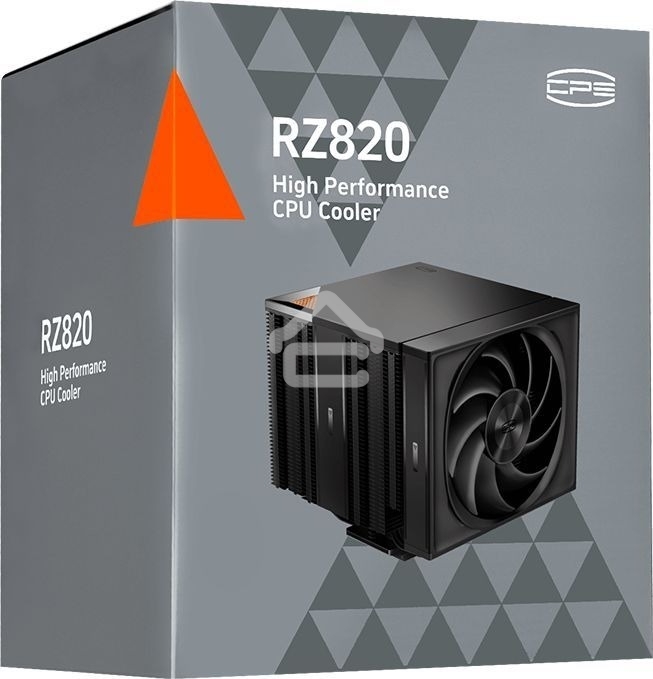 Устройство охлаждения (кулер) PcCooler RZ820 Soc-AM5/AM4/1200/1700/1851 черный 4-pin Al+Cu 300W Ret (RZ820-BKNWNX-GL)