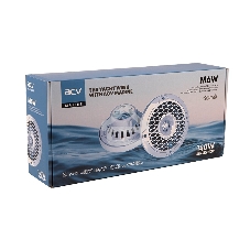 Колонки автомобильные ACV Marine M6 белый 70Вт 87дБ 16.5см (6 1/2дюйм) (ком.:2кол.) коаксиальные двухполосные