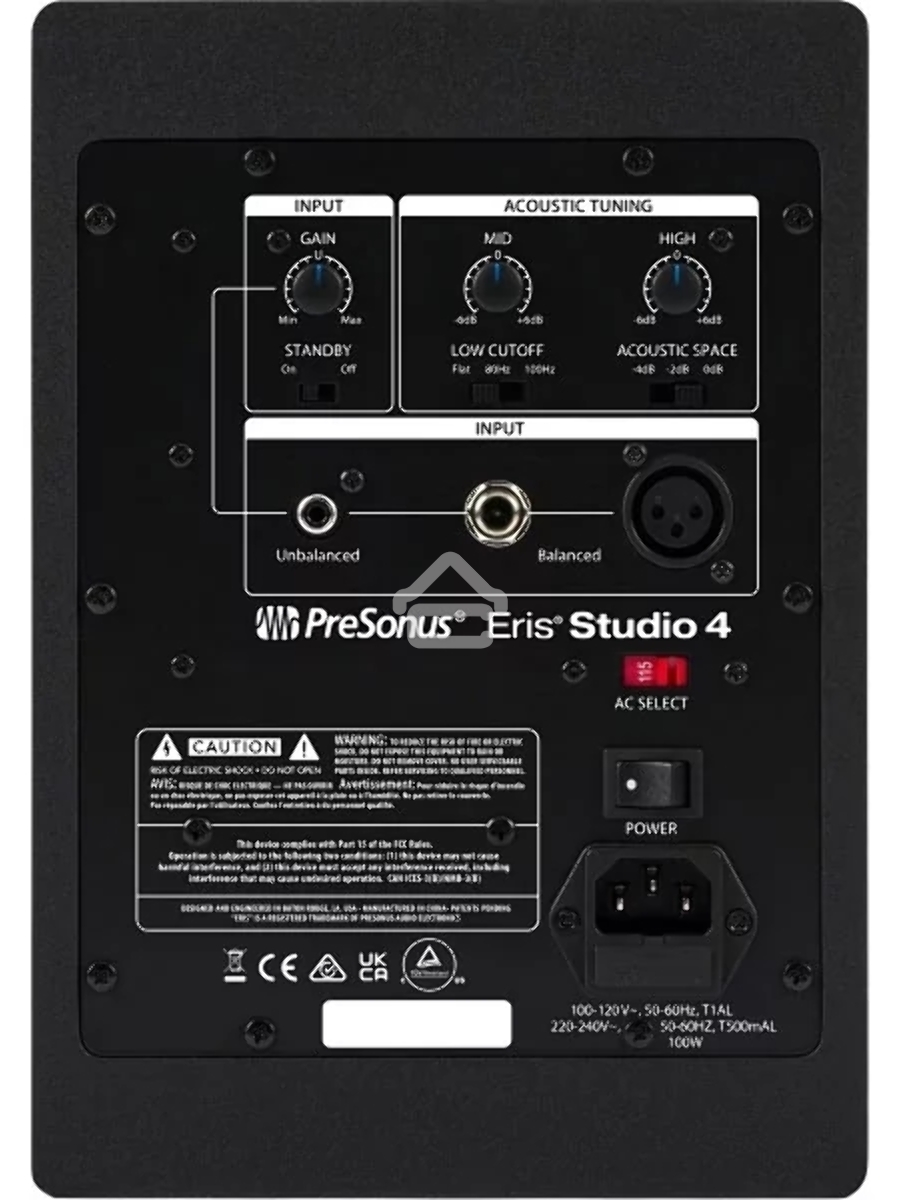 Студийный монитор [2777506126] Presonus [Eris Studio 4] активный, 2-х полосный, 50 Вт, 55 - 20000 Гц, 4,5