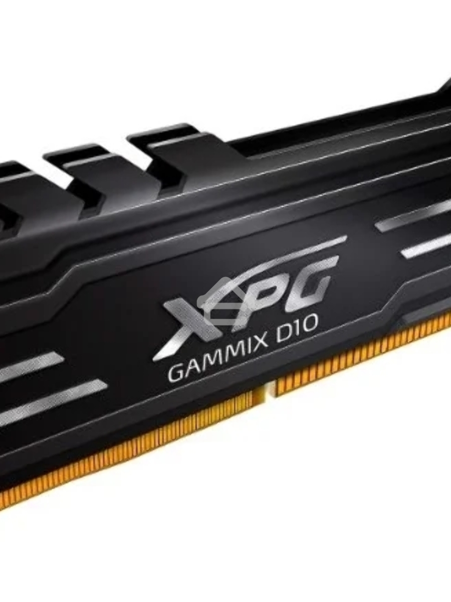 Оперативная память XPG Gammix D10, DDR4, 16GB (2x8GB), 3200MHz, CL16, UDIMM, с радиатором, черный