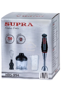 Блендер погружной SUPRA HBS-994, 750 Вт, черный