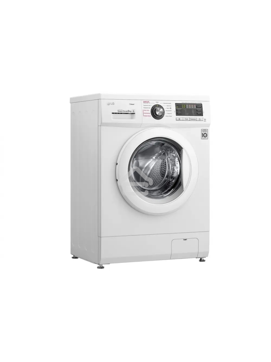 Стиральная машина LG F1296NDS0 белый, загрузка фронтальная 6 кг, 1200 об/мин., класс: А