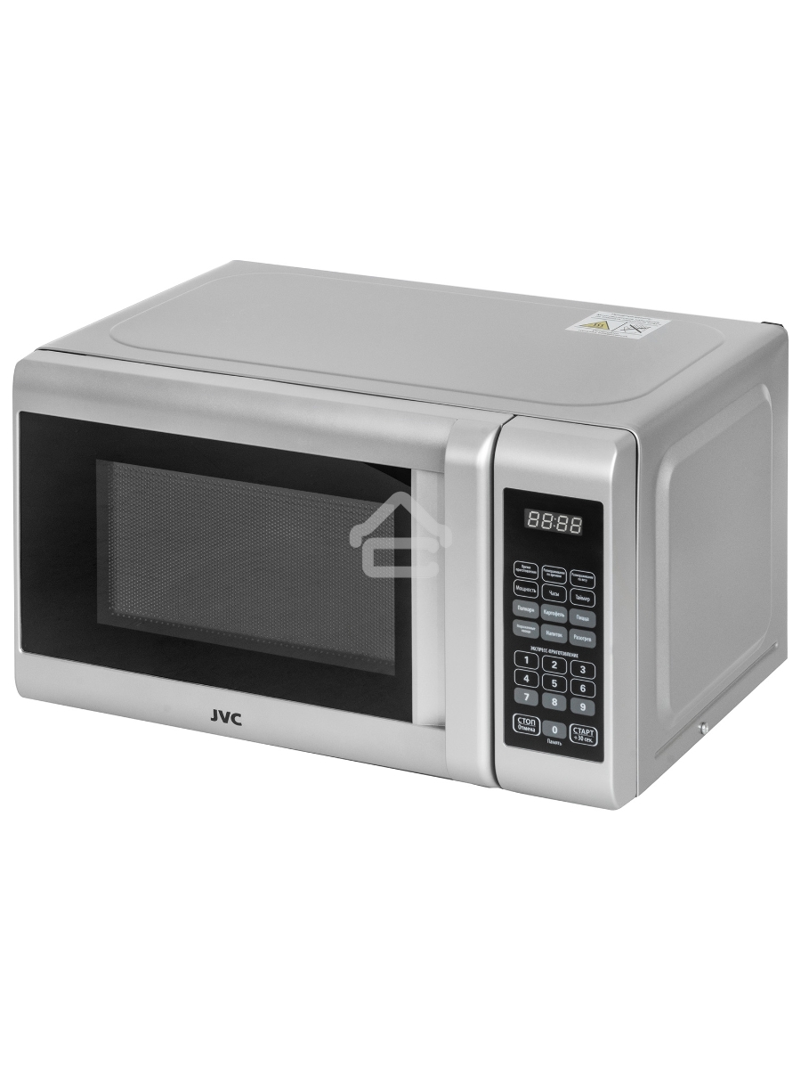 Микроволновая печь JVC JK-MW382S серебристый, 20 л, 700 Вт, переключатели - сенсор