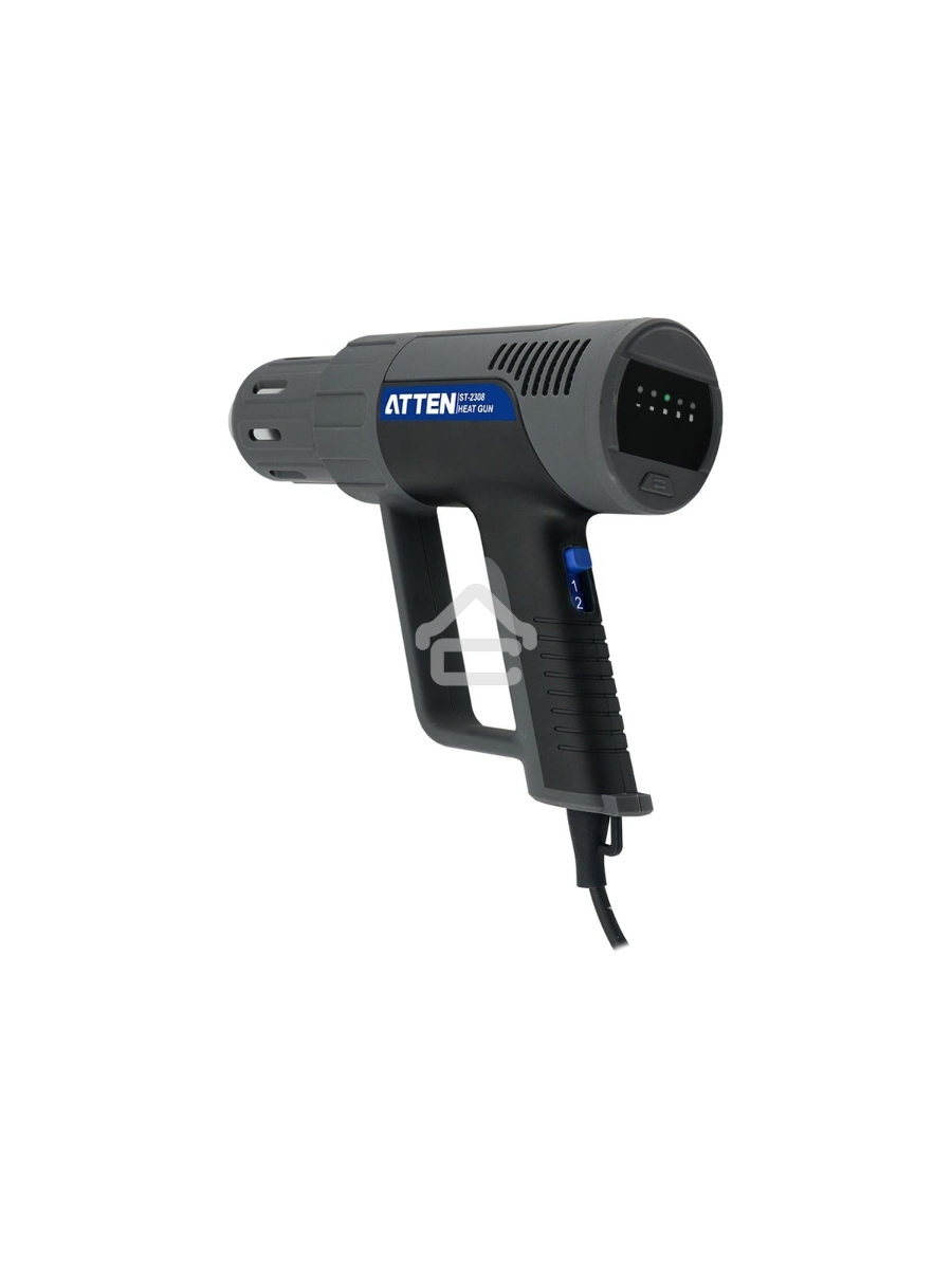 Ручной цифровой термофен Atten ST-2308 230В, 2100 Вт, 50-650℃, светодиодное меню