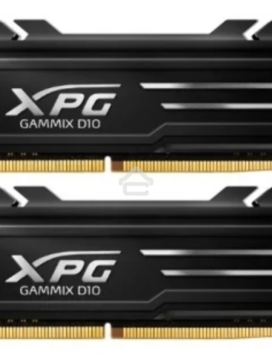 Оперативная память XPG Gammix D10, DDR4, 16GB (2x8GB), 3200MHz, CL16, UDIMM, с радиатором, черный