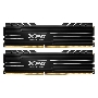 Оперативная память XPG Gammix D10, DDR4, 16GB (2x8GB), 3200MHz, CL16, UDIMM, с радиатором, черный