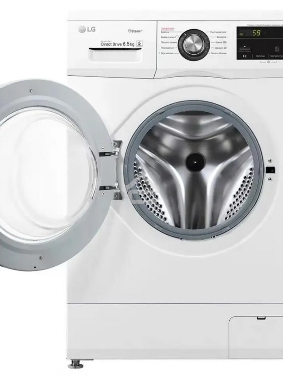 Стиральная машина LG F2J3WS2W белый, загрузка фронтальная 6,5 кг, 1200 об/мин., класс: А