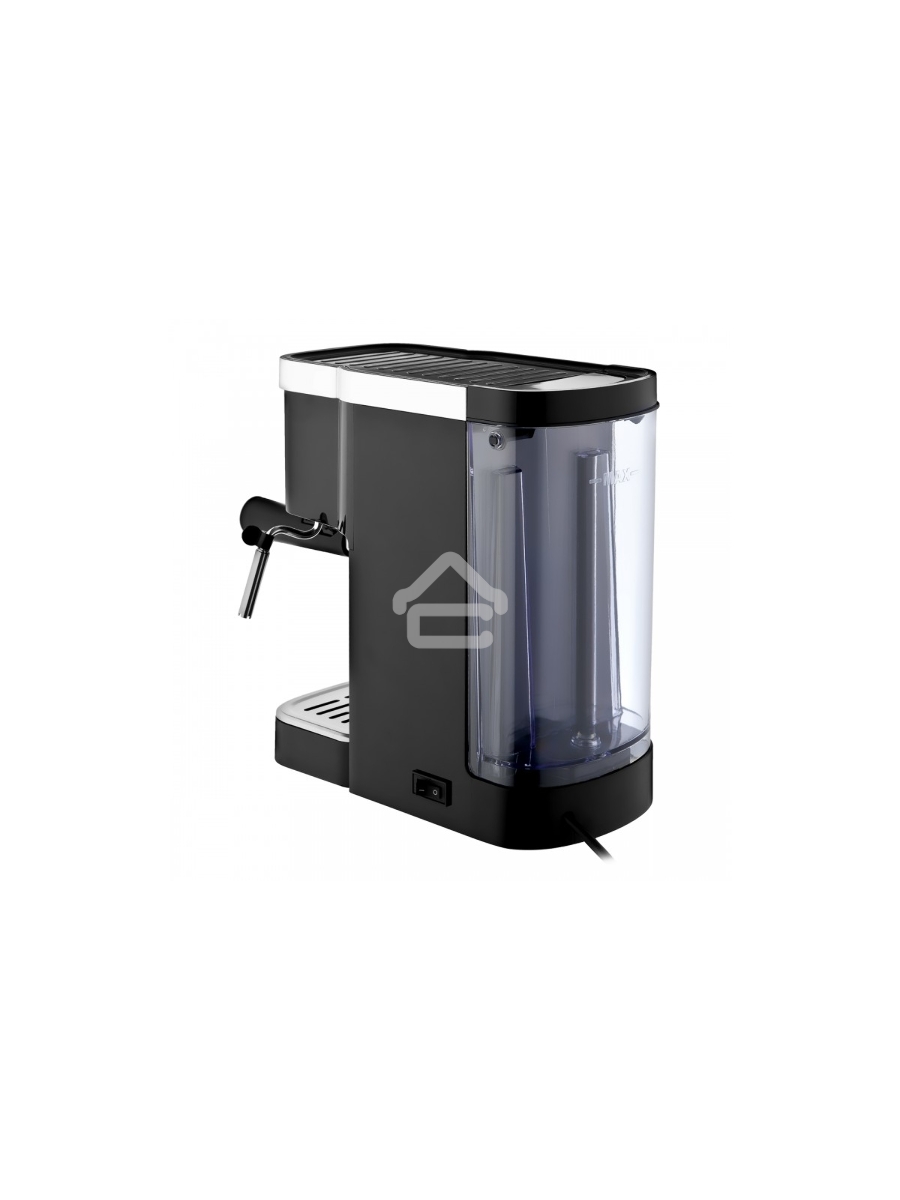 Кофеварка рожковая BRAYER BR1100 черный, исп. кофе - молотый, 1,25 л, 1500 Вт, 15 Бар.