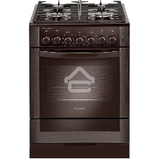 Плита комбинированная Gefest 6502-03 0030 коричневый, конфорок 4 газовых, духовка 55 л, 60 см x 85 см x 60 см