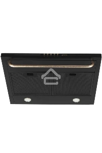 Вытяжка настенная Gorenje WHC63CLB, ширина 60 см, 650 м3/ч, Отвод воздуха и рециркуляция, цвет: антрацит