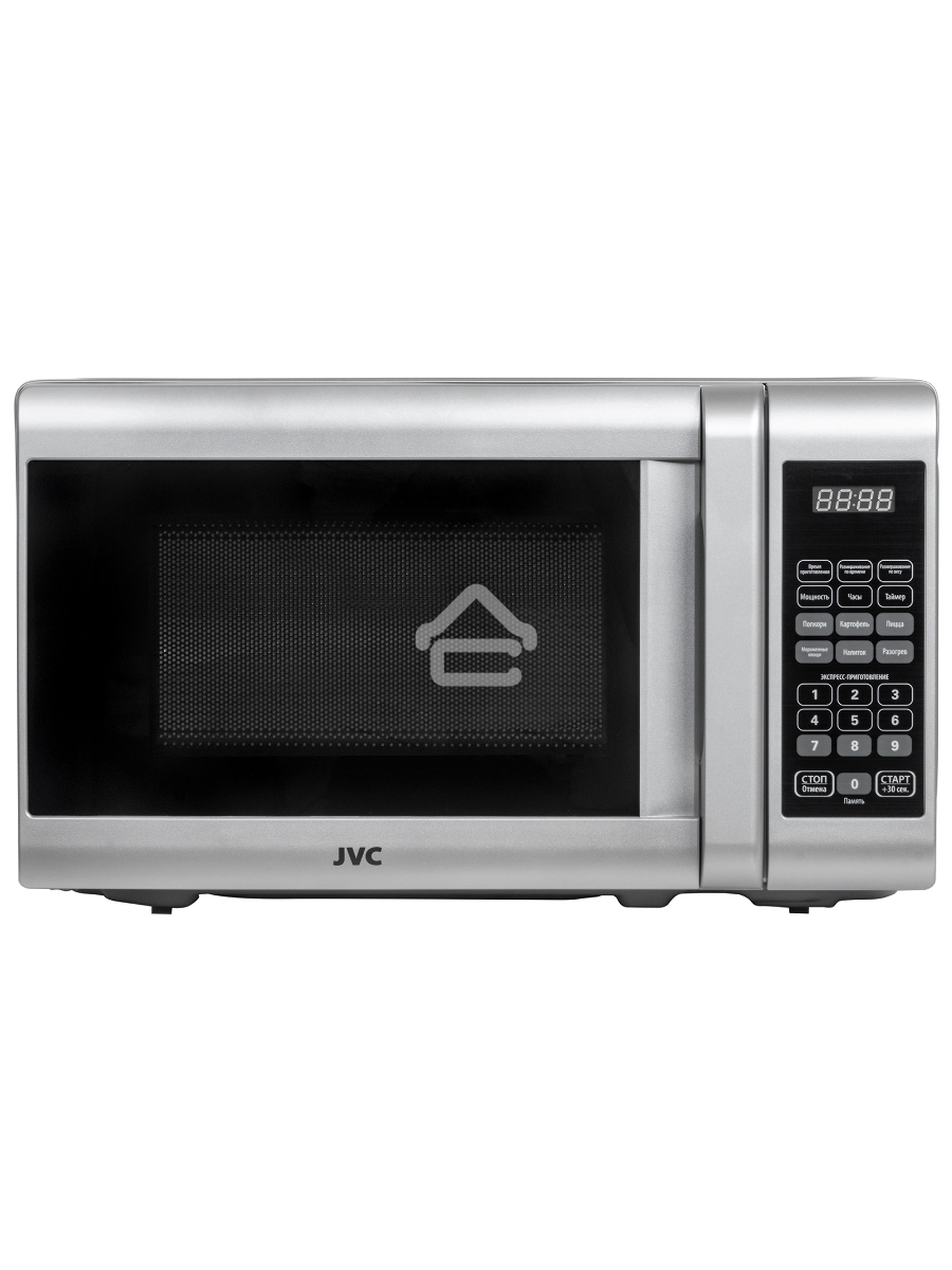 Микроволновая печь JVC JK-MW382S серебристый, 20 л, 700 Вт, переключатели - сенсор