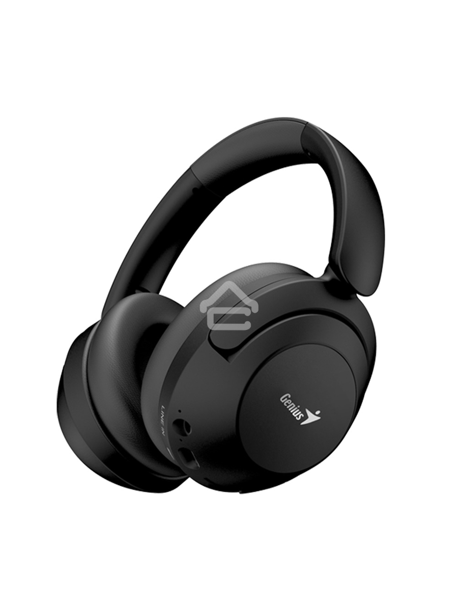 Наушники Genius HS-810BT, подключение Bluetooth, 3.5мм, зарядка Type-C, время работы до 8 часов, размеры 175 x 185.4x 84.7мм. Цвет черный