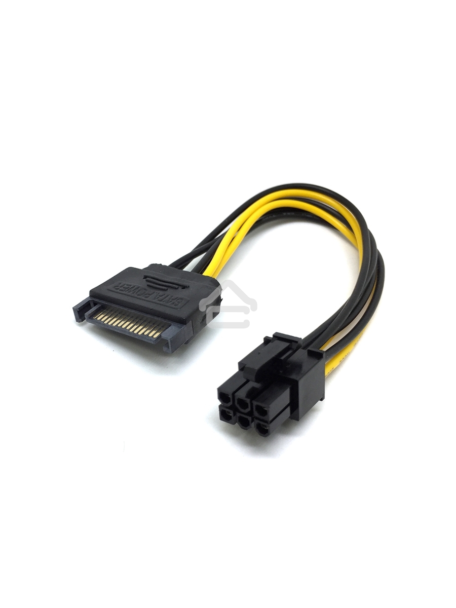 Переходник/удлинитель Espada USB Riser card PCI-E x1 Male to PCI-E x16 Female с питанием 6Pin, EpciEkit, в комплекте кабель usb 3.0