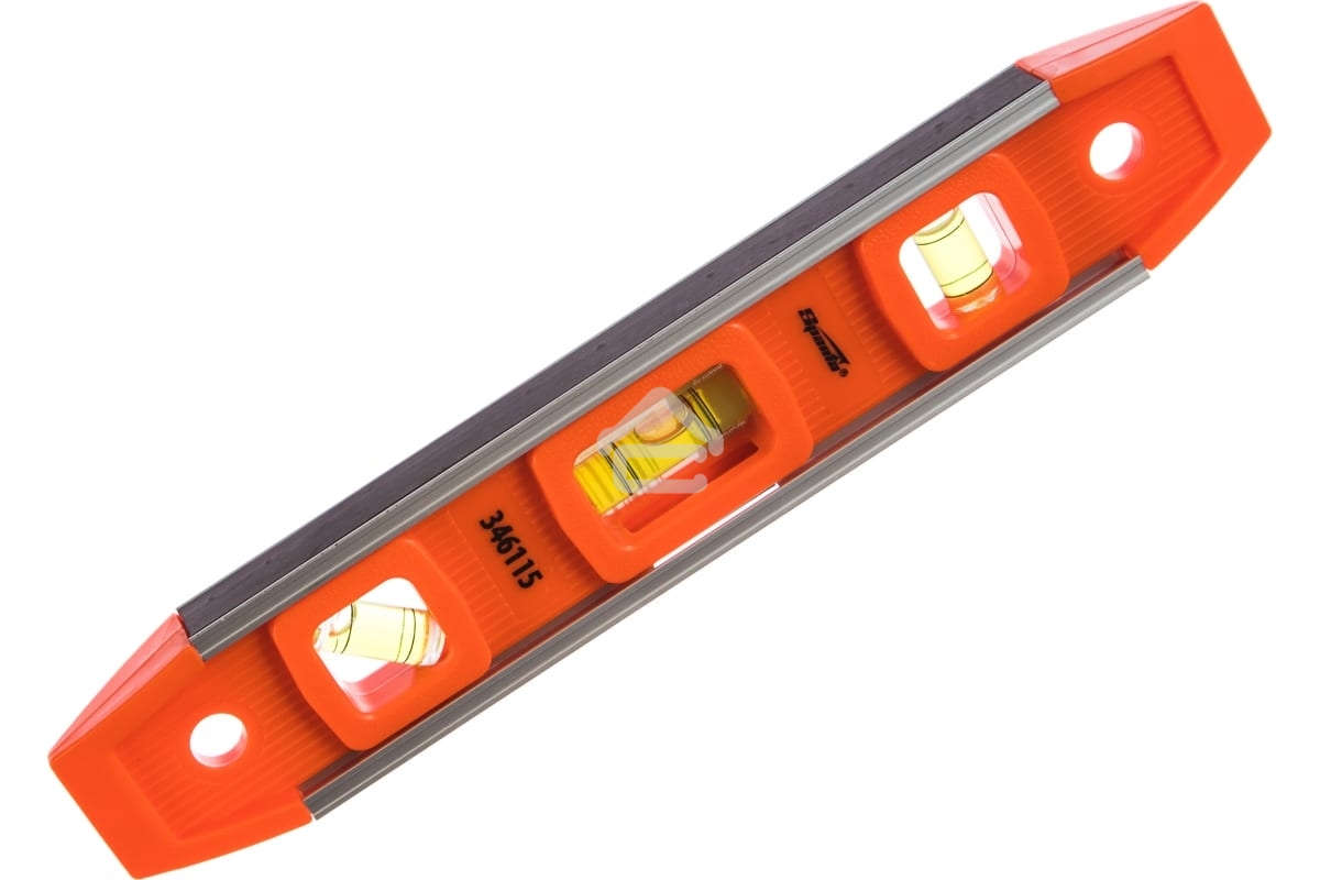 Уровень усиленный Sparta 230 мм, 3 глазка, магнитный, пластмассовый 