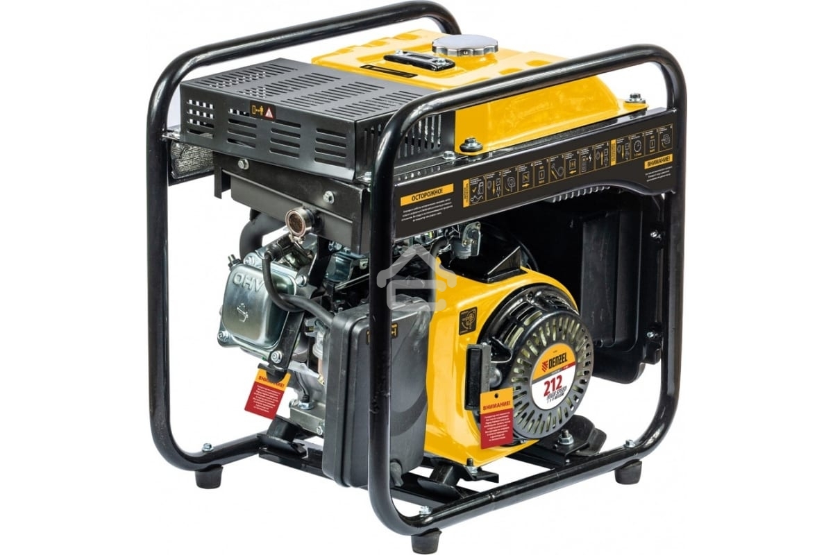 Электрогенератор бензиновый инверторный Denzel GT-2500iF, 2.5 кВт, 96 дБ, 26 кг