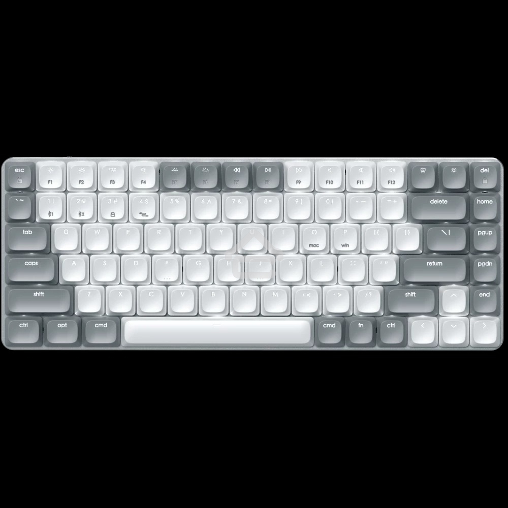 Клавиатура беспроводная механическая Satechi SM1 Slim Mechanical Backlit Bluetooth Keyboard, белый/серый ST-KSM1LT-RU