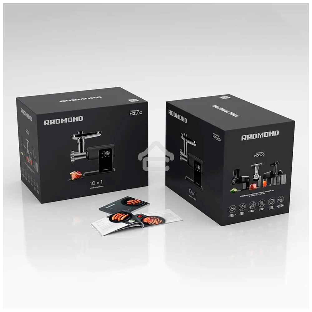 Мясорубка электрическая Redmond MG-500 2300 Вт, серый